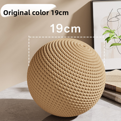 Sisal Cat Toy Ball with Sound