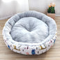 Soft Plush Round Cat Bed - Self-Warming Donut Cuddler for Small Dogs & Cats