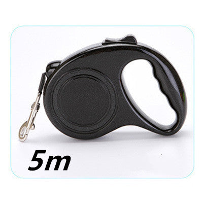 Heavy Duty Retractable Dog Leash - 3M/5M Tangled-Free Walking Lead with One-Hand Brake & Lock for Small and Medium Dogs
