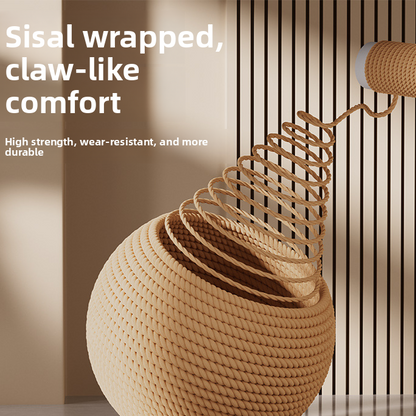 Sisal Cat Toy Ball with Sound