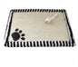 Modern Cat Scratching Mat with Interactive Mouse Toy - Natural Sisal Pad
