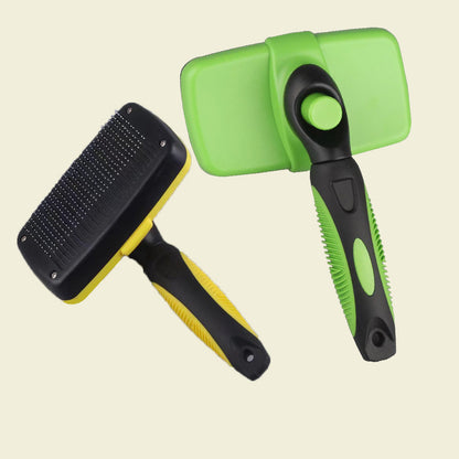 Professional Pet Grooming Brush - Reduces Shedding by 95% - Retractable Easy Clean Comb