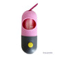 LED Light Pet Waste Bag Dispenser - Leak-Proof Dog Poop Bag Holder with Flashlight & Carabiner Clip for Safe Night Walks