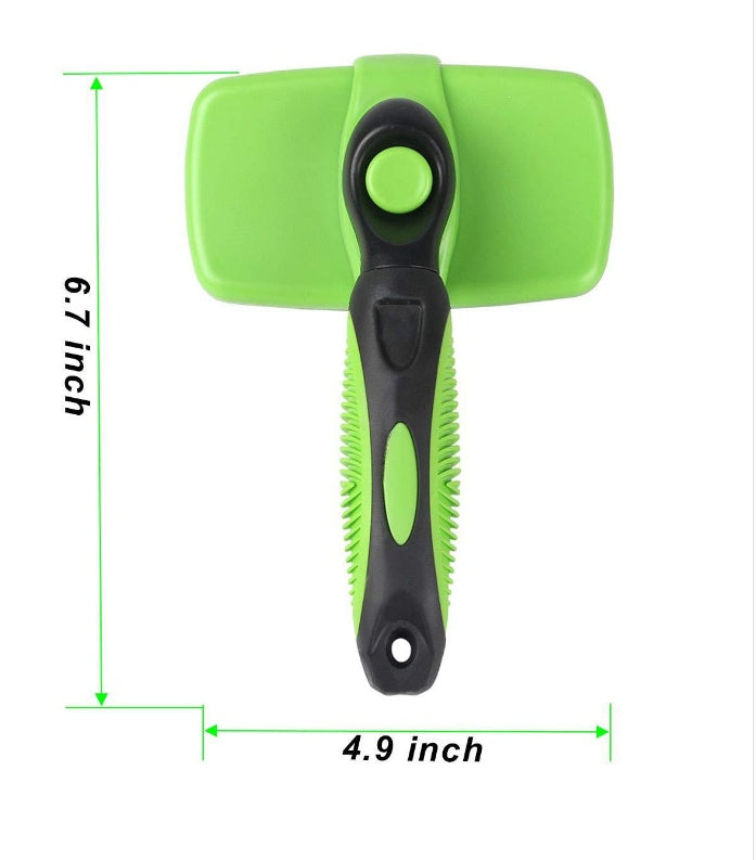 Professional Pet Grooming Brush - Reduces Shedding by 95% - Retractable Easy Clean Comb