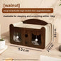 Luxury Wooden Cat Scratcher Villa - Natural Sisal Rope Climbing Frame & Furniture Protector