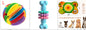 Dog Chew Toy Dog Bone Type  Dogs Teeth Cleaning Toys Indestructible TPR Bone Chewing Bite Resistant Teething Toys  Pet Products