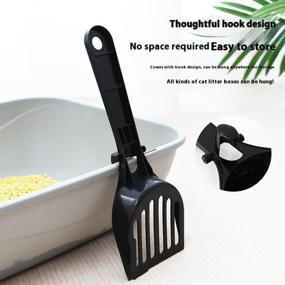 Large Cat Litter Scoop with Integrated Holder Stand - Deep Shovel Sifter Set