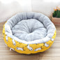 Soft Plush Round Cat Bed - Self-Warming Donut Cuddler for Small Dogs & Cats
