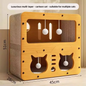 Luxury Wooden Cat Scratcher Villa - Natural Sisal Rope Climbing Frame & Furniture Protector