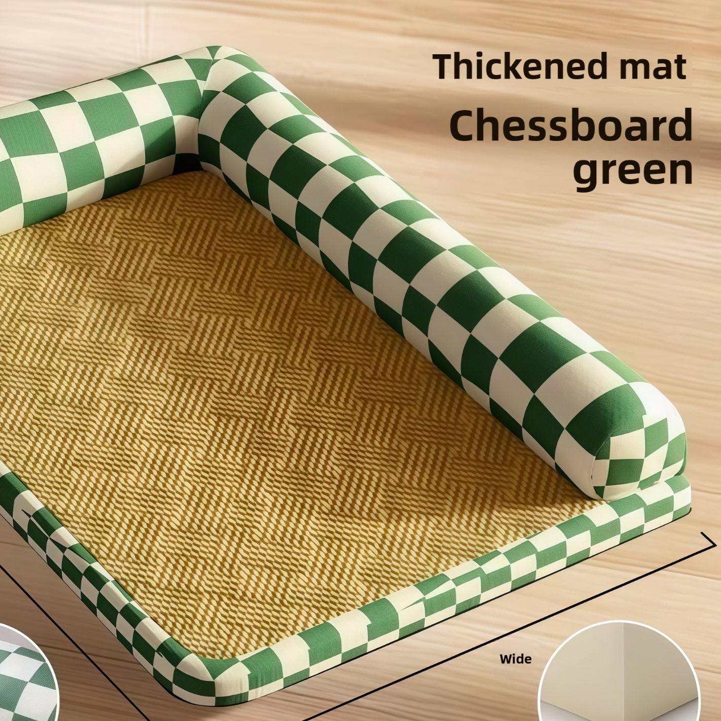 Summer Cooling Pet Bed - Premium Checkerboard Orthopedic Dog Mat