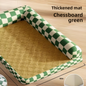 Summer Cooling Pet Bed - Premium Checkerboard Orthopedic Dog Mat