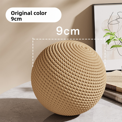 Sisal Cat Toy Ball with Sound