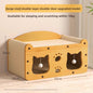 Luxury Wooden Cat Scratcher Villa - Natural Sisal Rope Climbing Frame & Furniture Protector