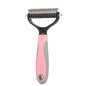 Ultimate Pet Hair Shedding Tool - Painless Undercoat Rake for Long & Short Haired Pets - Professional De-shedding Brush