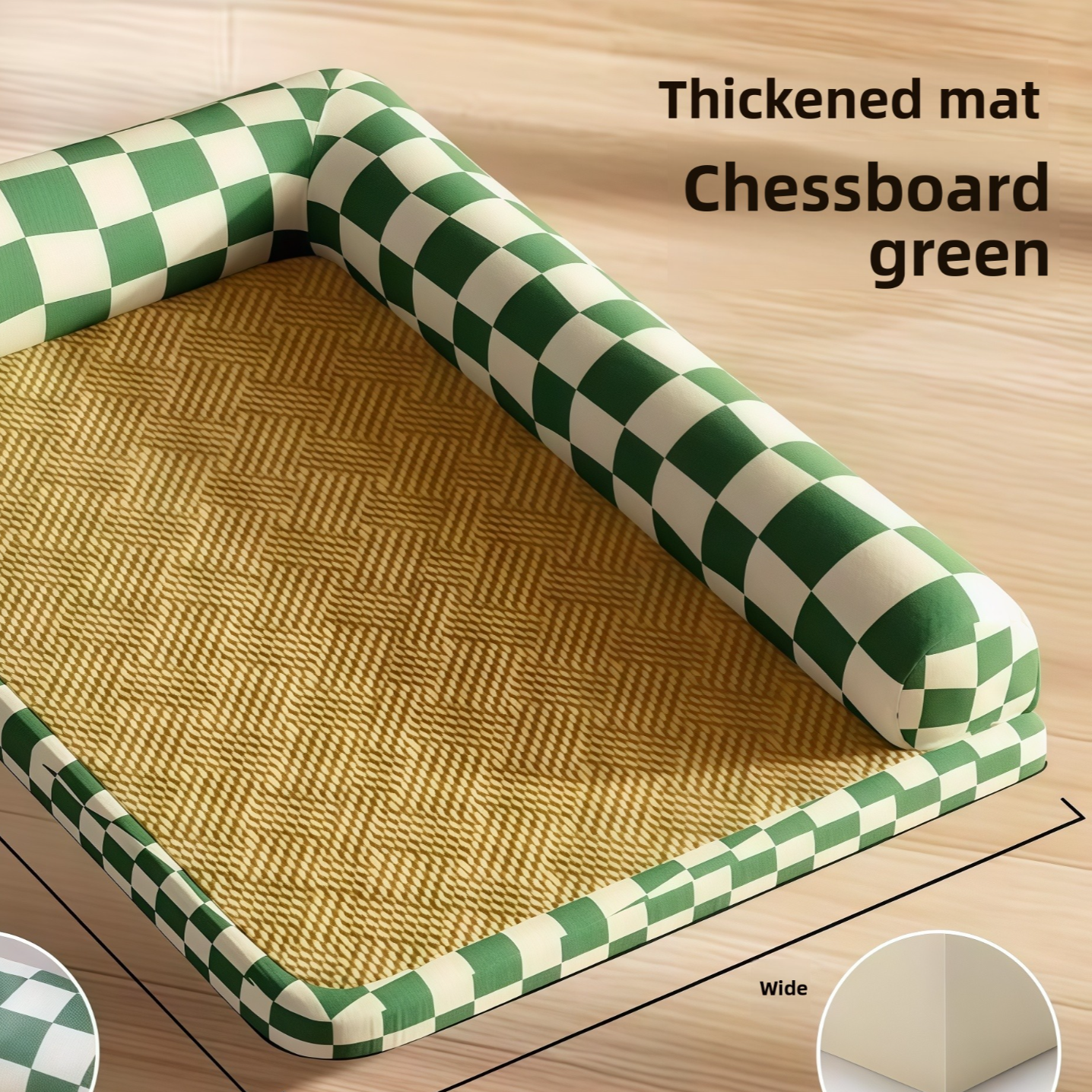 Summer Cooling Pet Bed - Premium Checkerboard Orthopedic Dog Mat