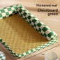 Summer Cooling Pet Bed - Premium Checkerboard Orthopedic Dog Mat