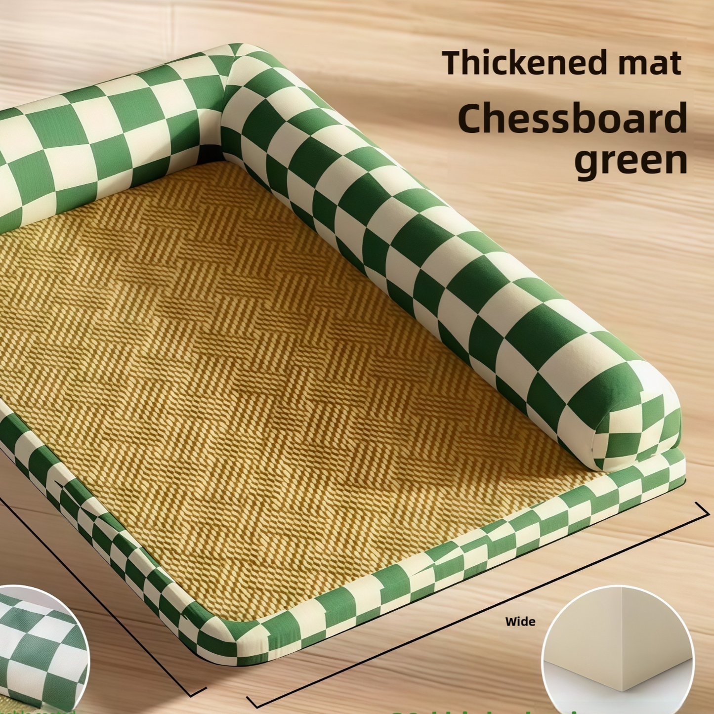Summer Cooling Pet Bed - Premium Checkerboard Orthopedic Dog Mat