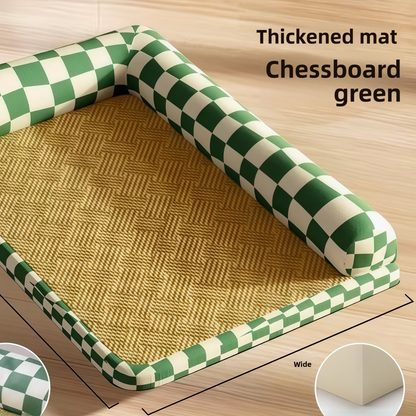 Summer Cooling Pet Bed - Premium Checkerboard Orthopedic Dog Mat