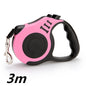 Heavy Duty Retractable Dog Leash - 3M/5M Tangled-Free Walking Lead with One-Hand Brake & Lock for Small and Medium Dogs