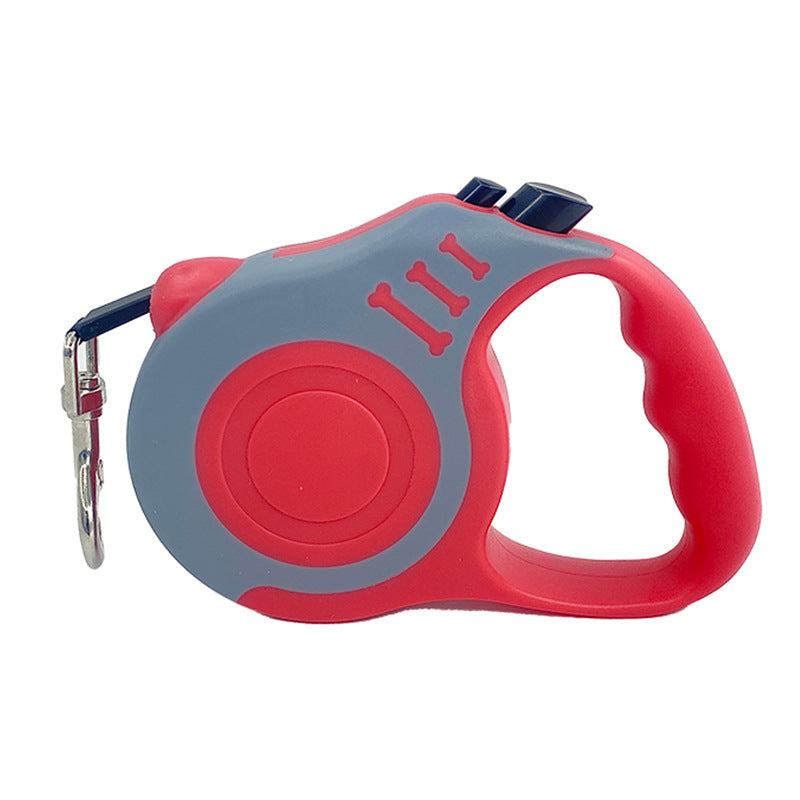Heavy Duty Retractable Dog Leash - 3M/5M Tangled-Free Walking Lead with One-Hand Brake & Lock for Small and Medium Dogs