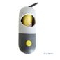 LED Light Pet Waste Bag Dispenser - Leak-Proof Dog Poop Bag Holder with Flashlight & Carabiner Clip for Safe Night Walks