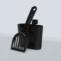 Large Cat Litter Scoop with Integrated Holder Stand - Deep Shovel Sifter Set