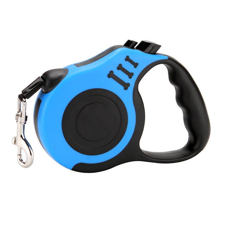 Heavy Duty Retractable Dog Leash - 3M/5M Tangled-Free Walking Lead with One-Hand Brake & Lock for Small and Medium Dogs
