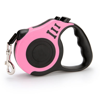 Heavy Duty Retractable Dog Leash - 3M/5M Tangled-Free Walking Lead with One-Hand Brake & Lock for Small and Medium Dogs